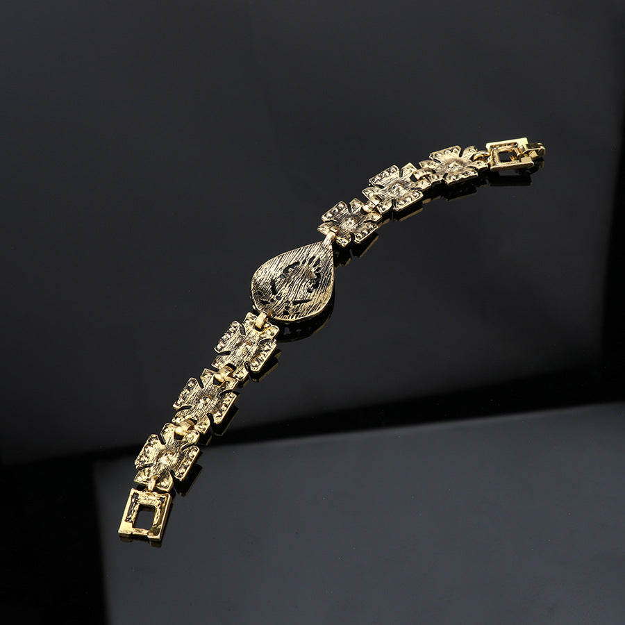 Wholesale Colorful Water Drop Alloy Bracelet